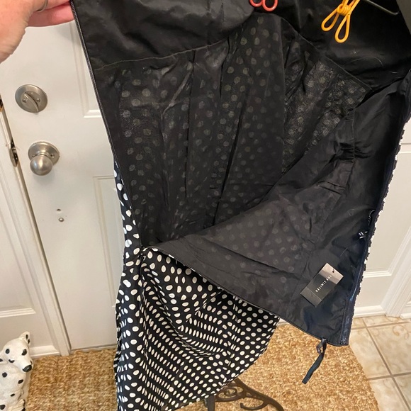 NWT The Limited Silk Blend Sleeveless Halter Top Polka Dot Dress 10 - Picture 7 of 9